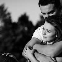 Lisa & Tom B&W Engagement